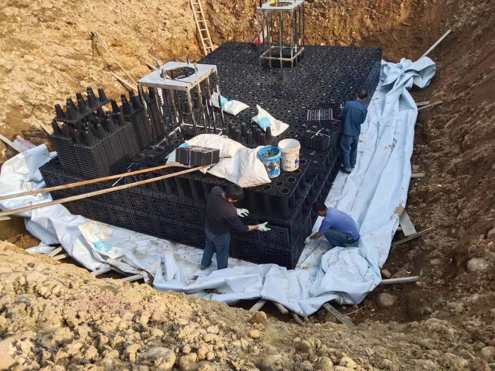 學(xué)校PP模塊雨水回用