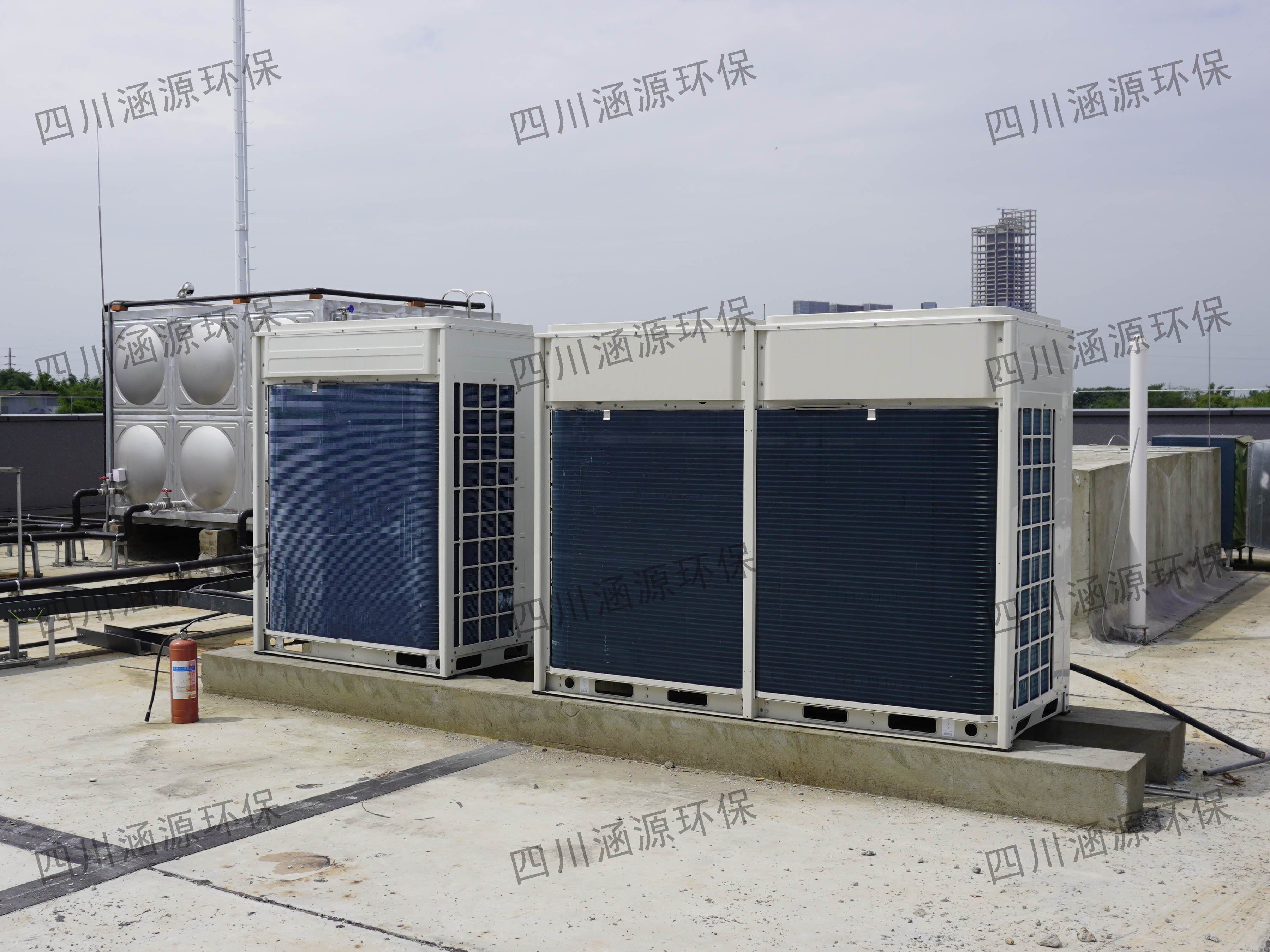 空氣能中央熱水系統